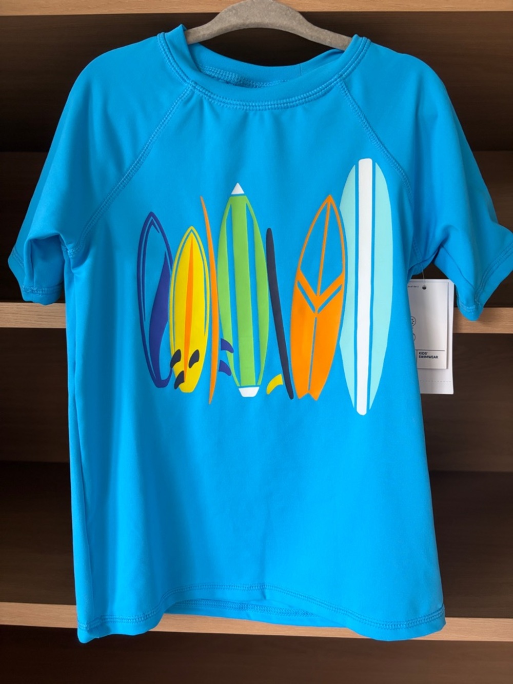 ✨$12✨NWT•Lands' End Short Sleeve
Crewneck Rashguard | Blue | XS (4/5)